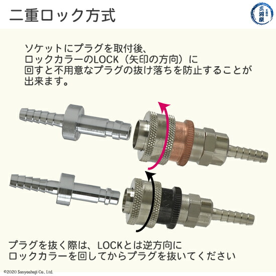 楽天市場】ヤマト産業 OKコック SA-1 酸素用 カプラメス-ソケット×φ8