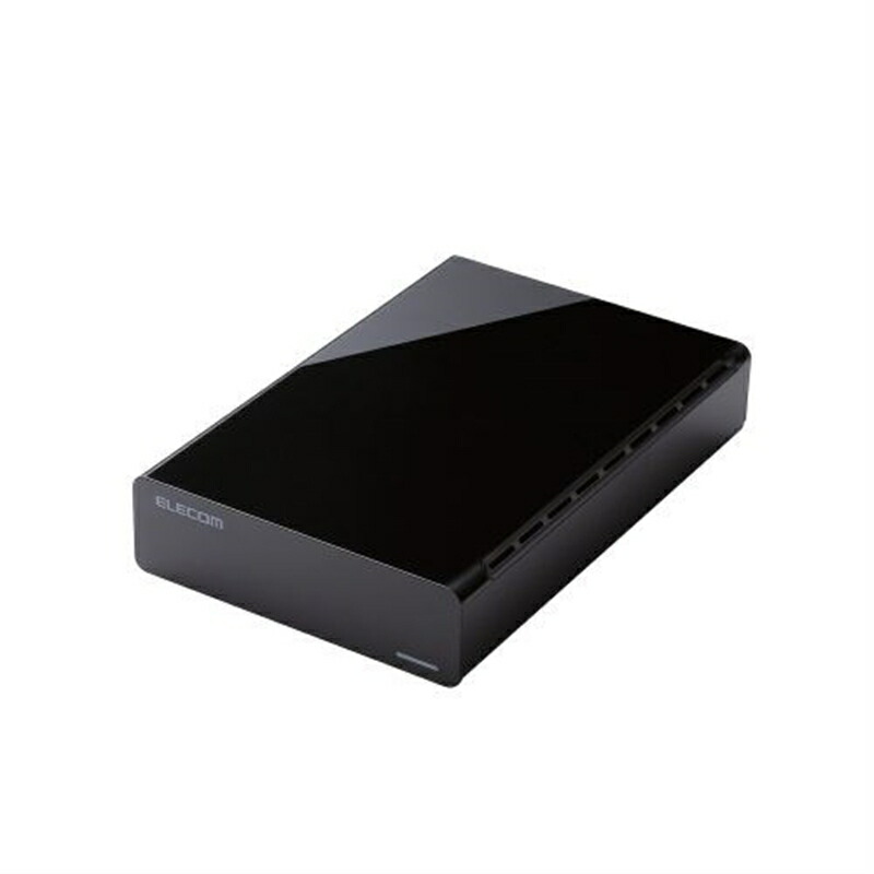 楽天市場】エレコム HDD 外付けハードディスク ELD-FTV080UBK ブラック