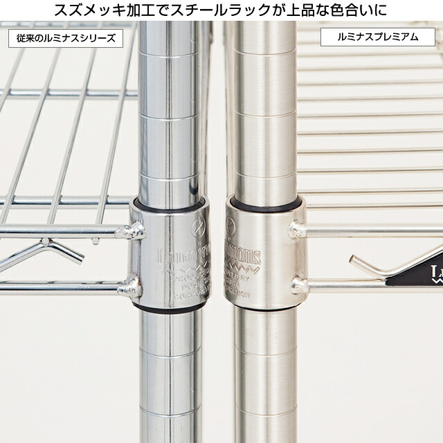 楽天市場】ルミナス プレミアムシリーズ ラック スチールラック 幅120