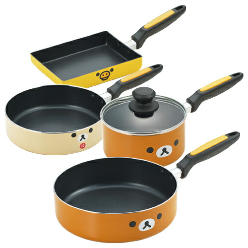 楽天市場】リラックマ 鍋セット フェイス IH対応 アルミ鍋