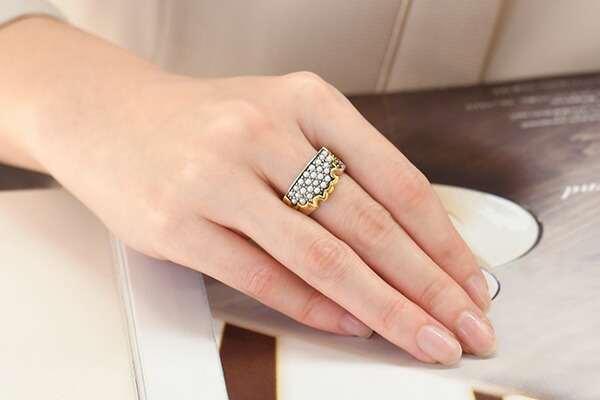 楽天市場】碌山 シードパール 雪輪 シルバーリング シックで粋な和