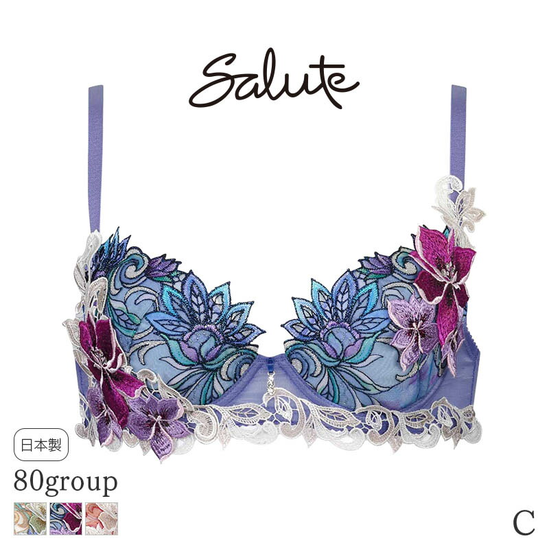 楽天市場】30%OFF サルート Salute 80グループ ワコール ブラジャー 3