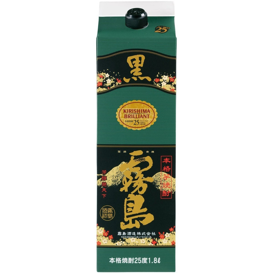 楽天市場】【最強配送】霧島酒造 本格芋焼酎 黒霧島 25度 パック