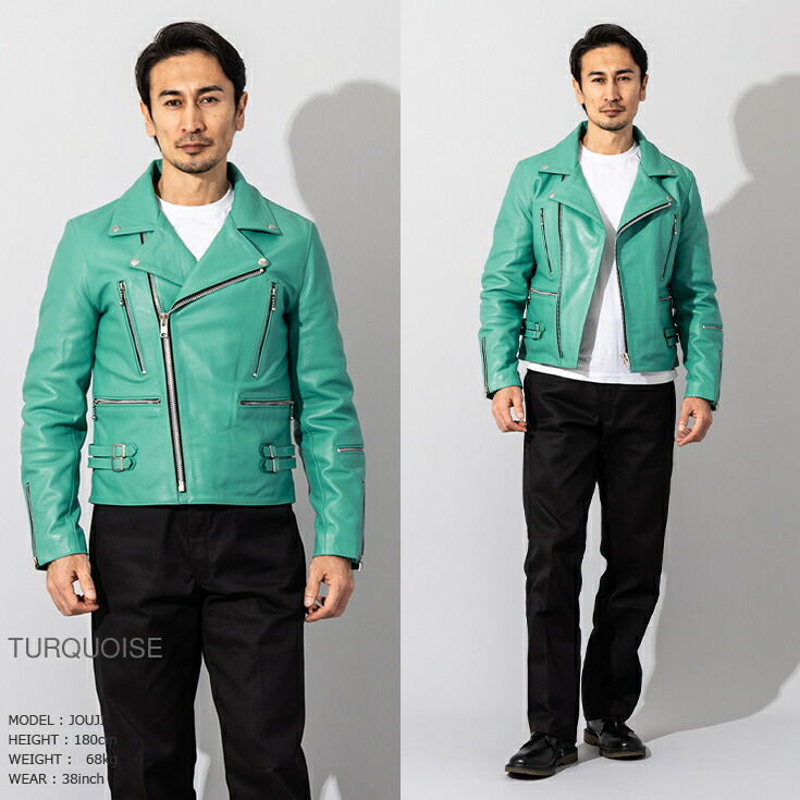 楽天市場】Horn Works 本革 UKタイプ ダブルライダースジャケット