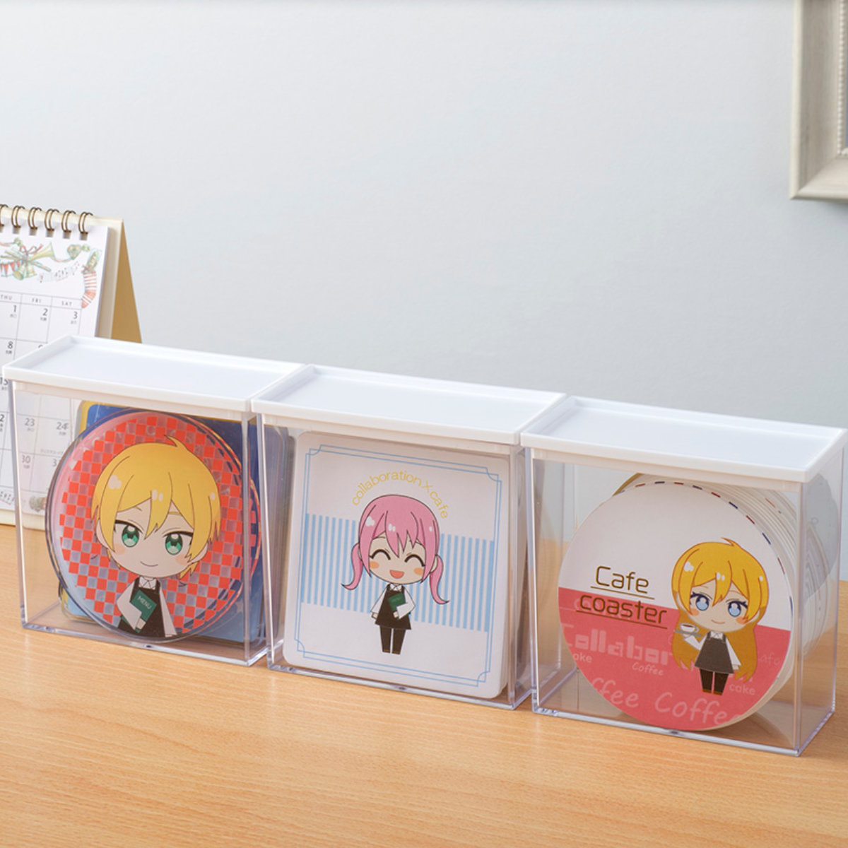 楽天市場】コースターディスプレイケース 10個セット 幅10.9×奥行5.2