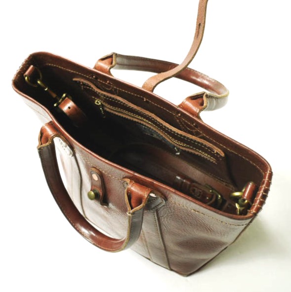 楽天市場】RRL ダブルアールエル 2WAYレザーハンドバッグ ブラウン