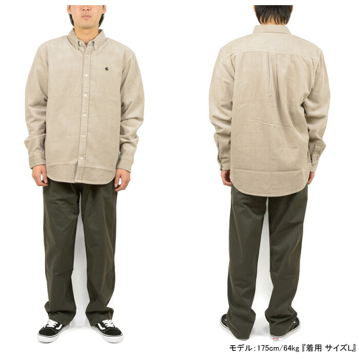 楽天市場】Carhartt WIP カーハート WIP I029958 L/S MADISON CORD