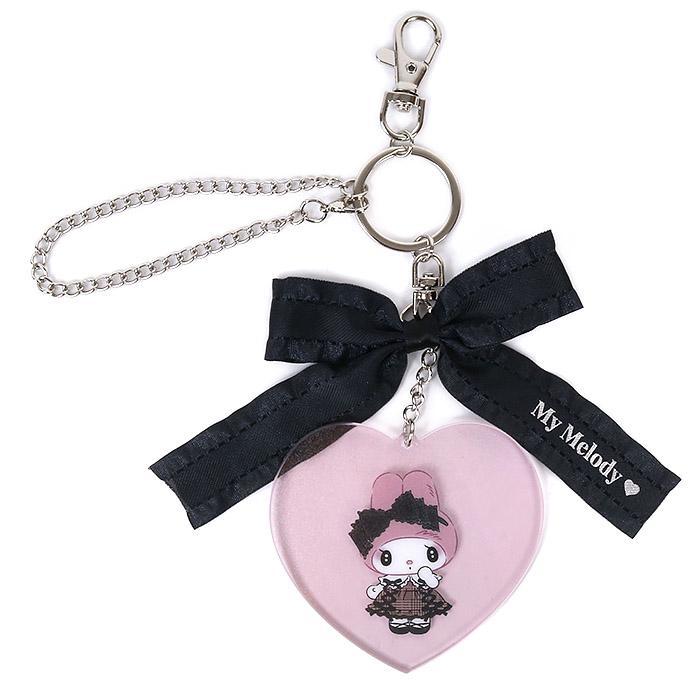 楽天市場】マイメロディ バッグチャーム 秘密のメロクロ キーリング