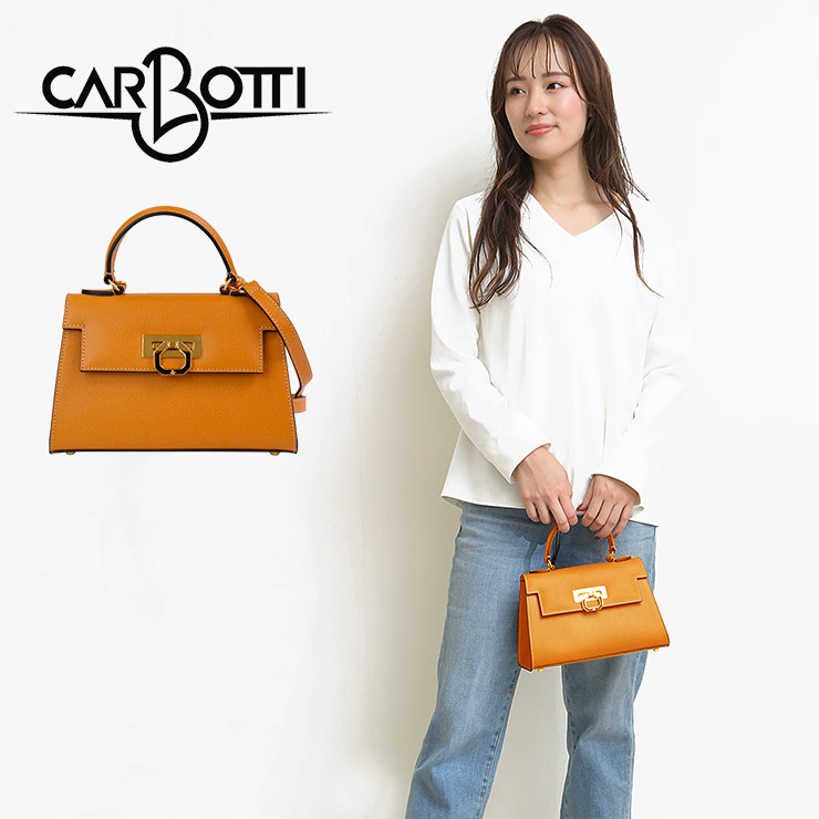 楽天市場】CARBOTTI カルボッティ ハンドバッグ GRETA 245 レディース