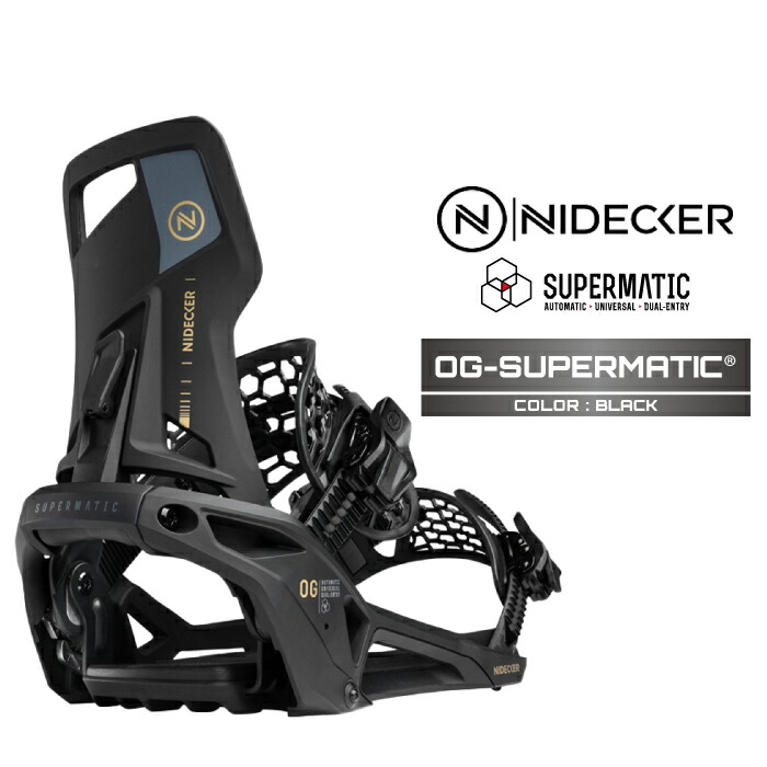 楽天市場】2025-26 NIDECKER OG-SUPERMATIC Black ナイデッカー