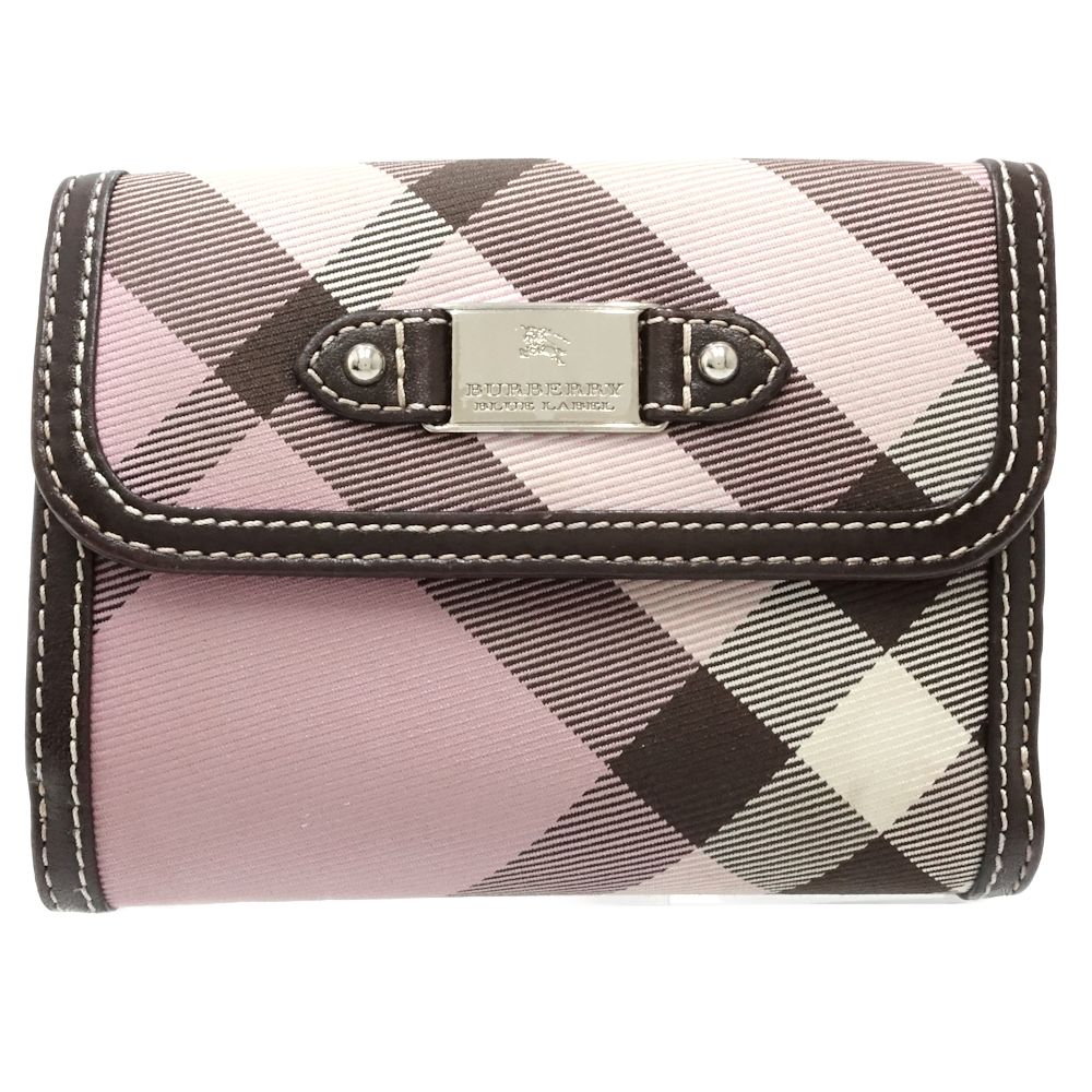 楽天市場】BURBERRY BLUE LABEL バーバリー ブルーレーベル 三つ折り