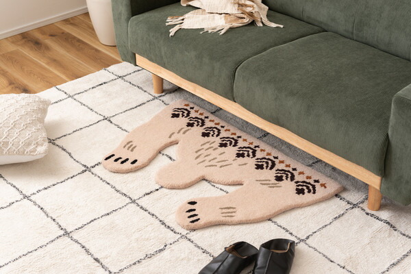 楽天市場】ラグマット ラグカーペット アニマル柄 セパレート ラグ