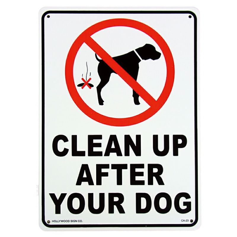 楽天市場】ドッグサイン メッセージ看板 看板 警告看板 プラスチック