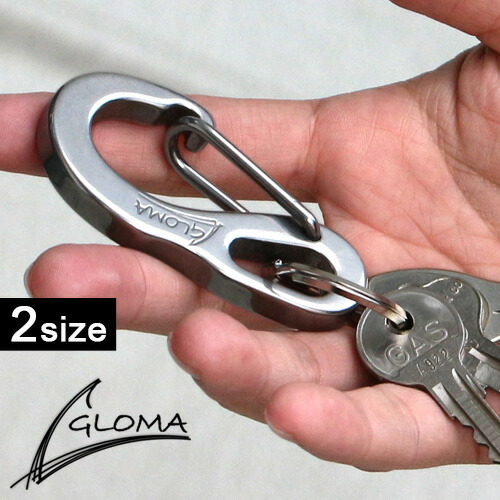 楽天市場】ネコポスOK キーリング カラビナ ブランドグローマ