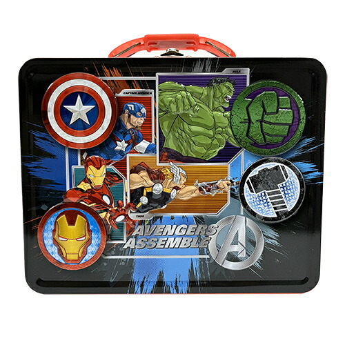 楽天市場】アベンジャーズ 缶 トランク ( レッド ) 20087a 小物入れ