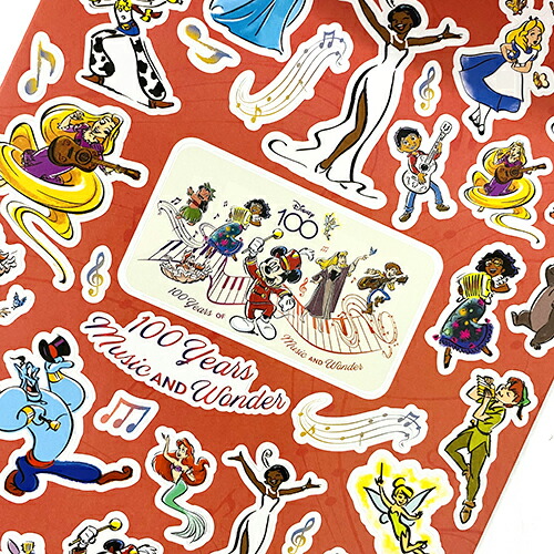 楽天市場】ディズニー 100th ステッカーパッド 4シート OVER200 18123