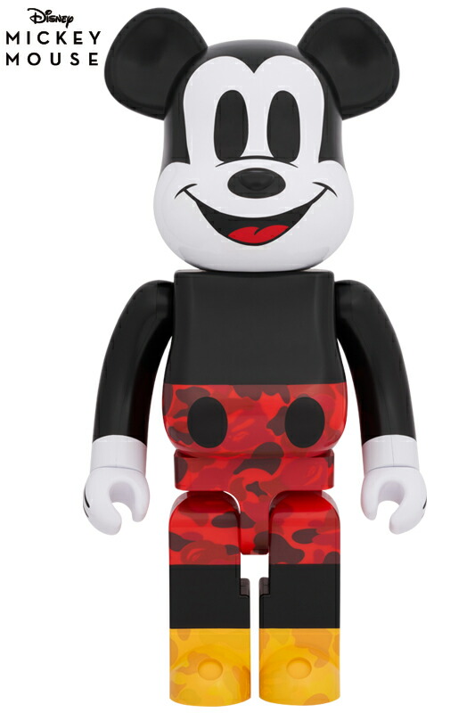 楽天市場】BE@RBRICK BAPE(R) MICKEY MOUSE COLOR Ver.1000