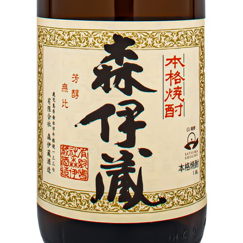 楽天市場】森伊蔵 さつま名産 本格芋焼酎 25% 1800ml かめ壺仕込み 箱