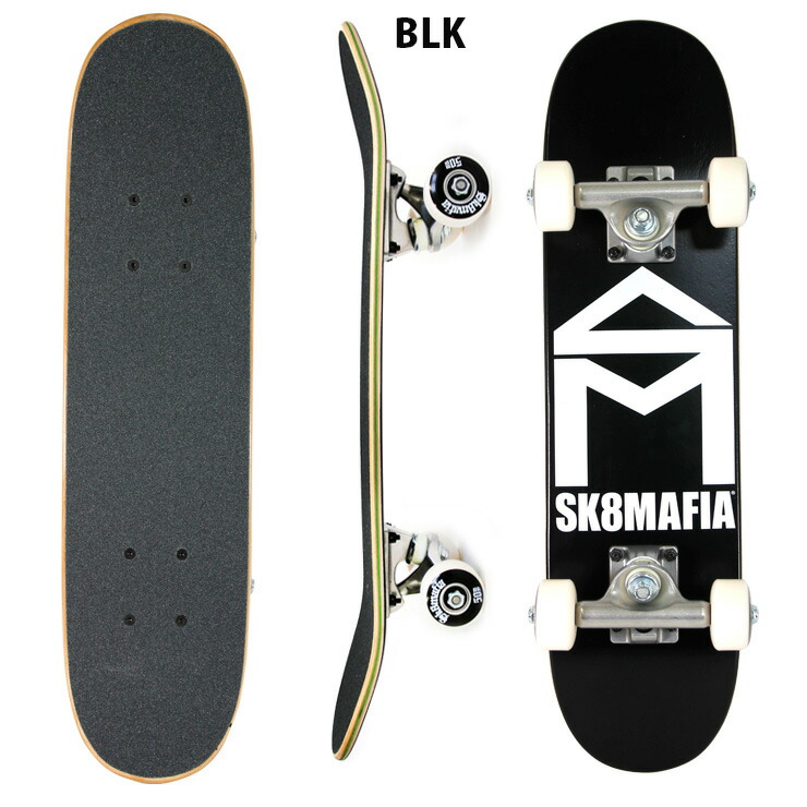楽天市場】SK8MAFIA スケートマフィア コンプリート HOUSE LOGO BLK