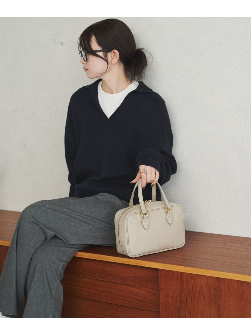 楽天市場】【SALE／40%OFF】レザー2WAYミニボストンバッグ russet