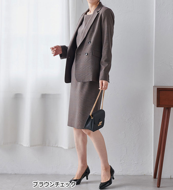 楽天市場】洗えるダブルブレストジャケット レディース 秋 冬 トップス