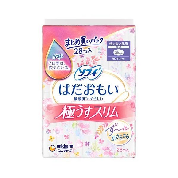楽天24エクスプレス｜ソフィ はだおもい 極うすスリム 特に多い昼用 羽