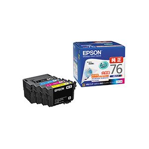 楽天市場】純正インクカートリッジ ic4cl76 大容量 epsonの通販