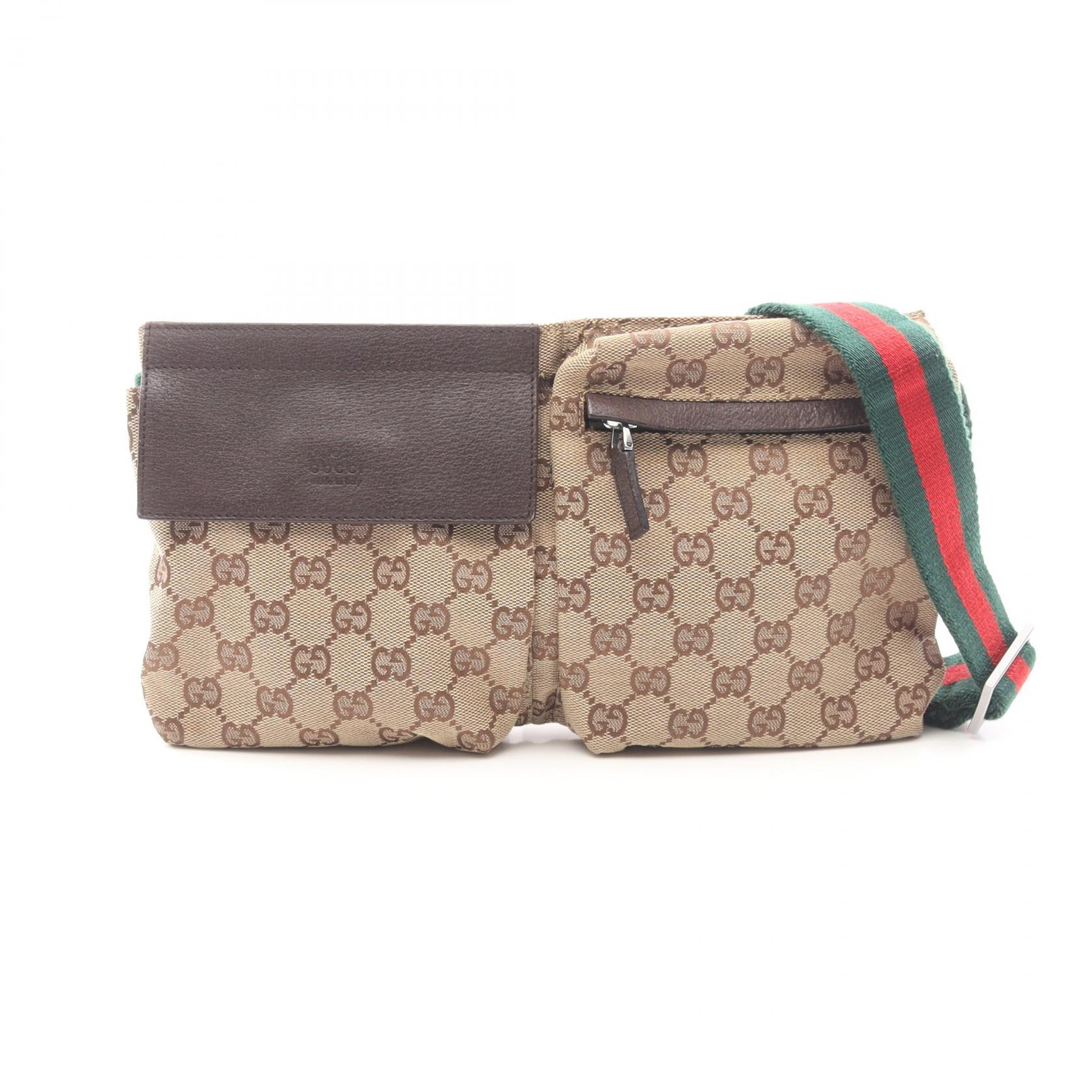 楽天市場】グッチ gucci ggキャンバス ウエストポーチ 28566の通販