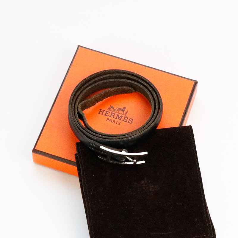 楽天市場】【中古】エルメス HERMES レザー ブレスレット 腕周り62