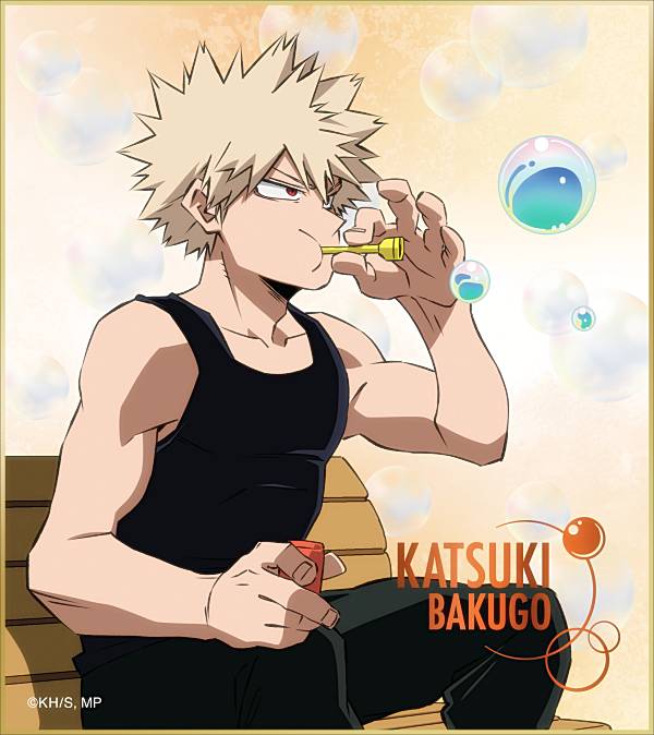 楽天市場】【02.爆豪勝己】 僕のヒーローアカデミア 箔押しミニ色紙