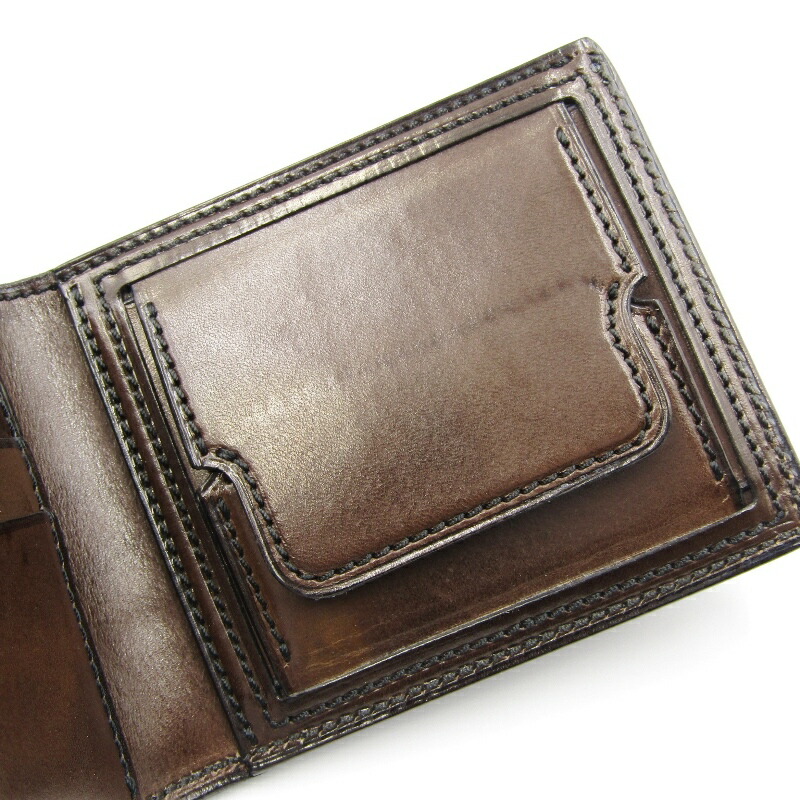 楽天市場】【中古】美品 TRAD BISON トラッドバイソン 二つ折り財布