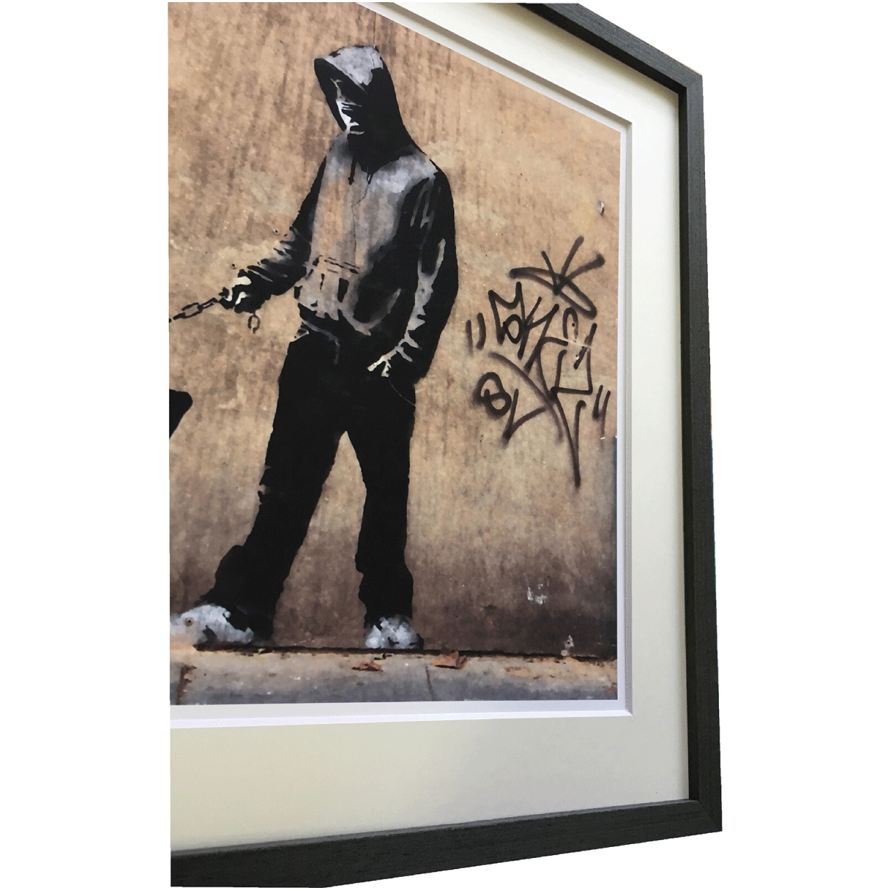 楽天市場】アートフレーム バンクシー Banksy Choose Your Weapon