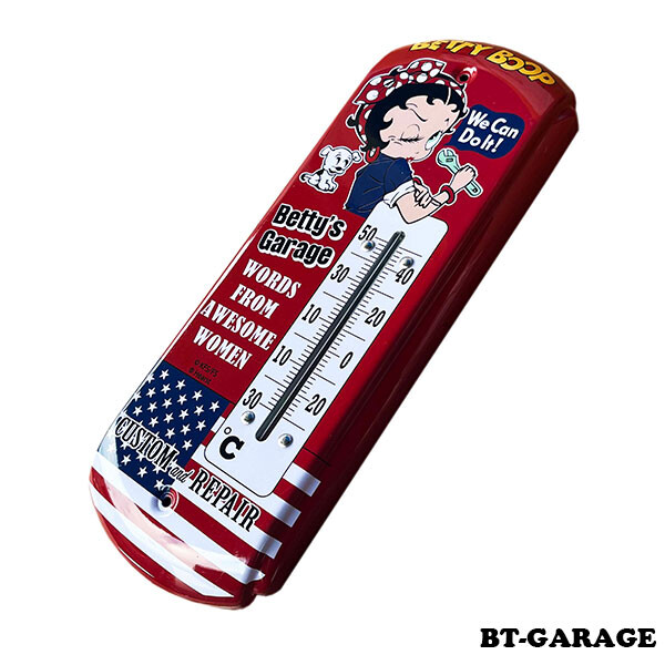 楽天市場】チャンピオン ペンズオイル BETTY BOOP STP 温度計 PENNZOIL