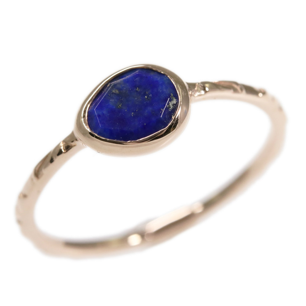 楽天市場】アガット ラピスラズリリング・指輪/K10PG/416-1.0g/11号