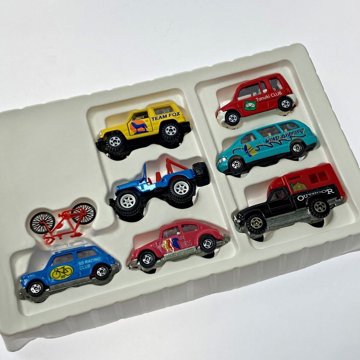楽天市場】【中古】トミカ TOMICA ミニカー レジャーカーセット 7台