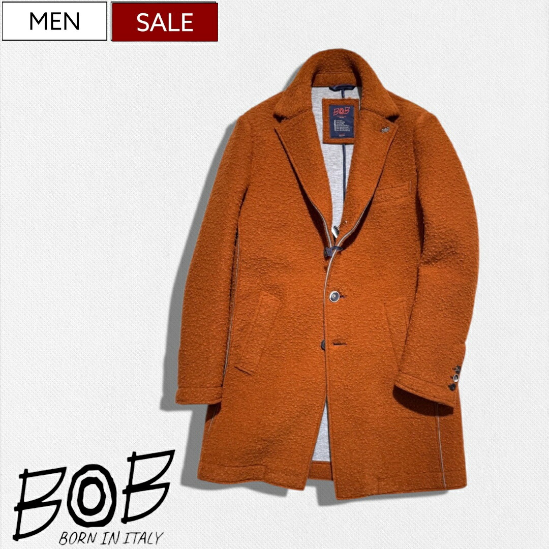 楽天市場】bob イタリア ジャケット（カラーオレンジ）（コート