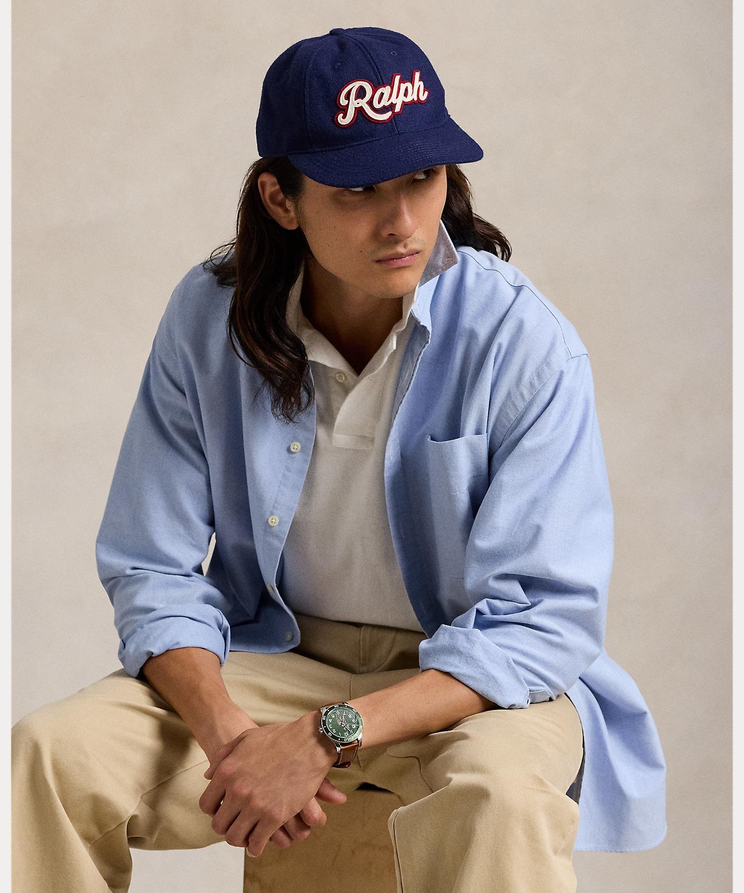 RALPH LAUREN｜オーガニック コットン ビッグ シャツ | Rakuten