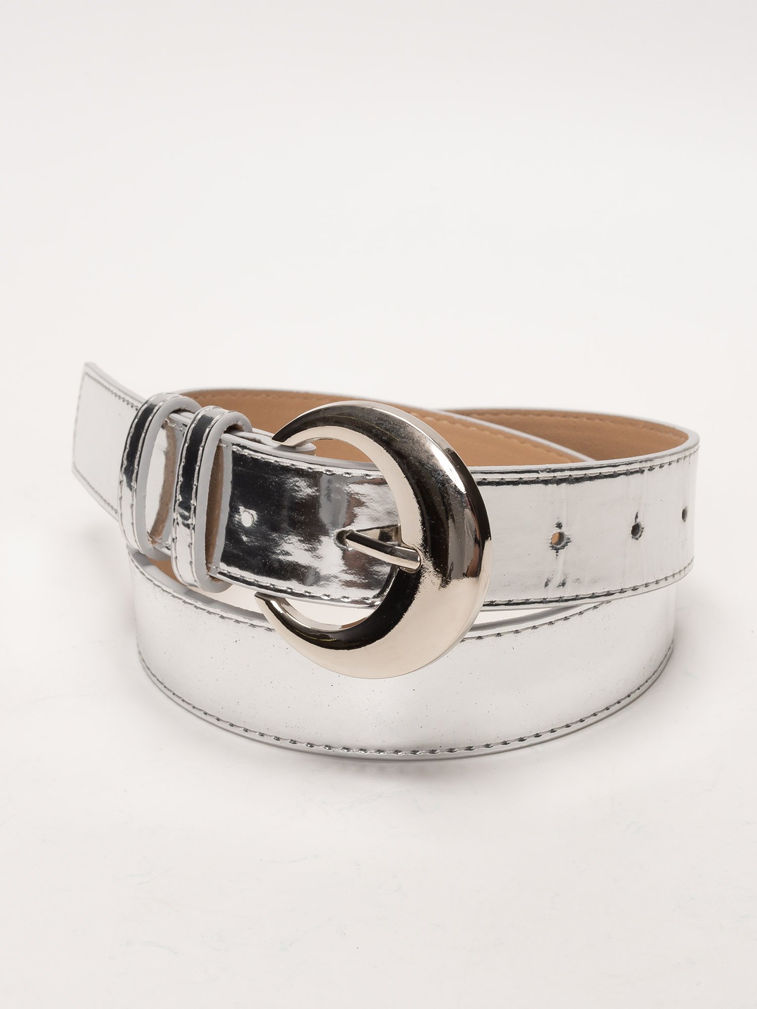 SVEC｜ミラーシルバー バックル ベルト | Rakuten Fashion(楽天