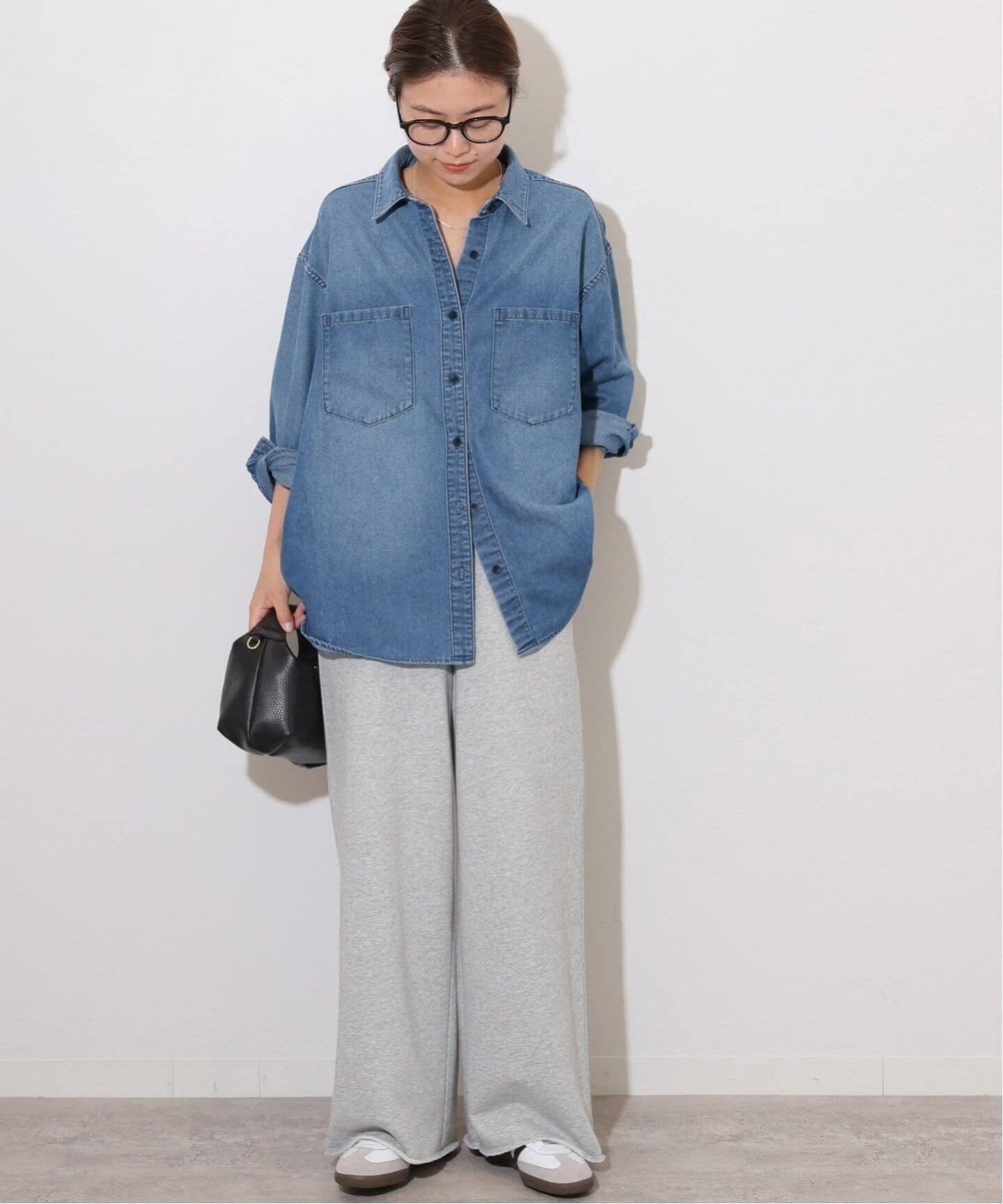 JOURNAL STANDARD relume｜《WEB限定追加》デニムオーバーサイズシャツ