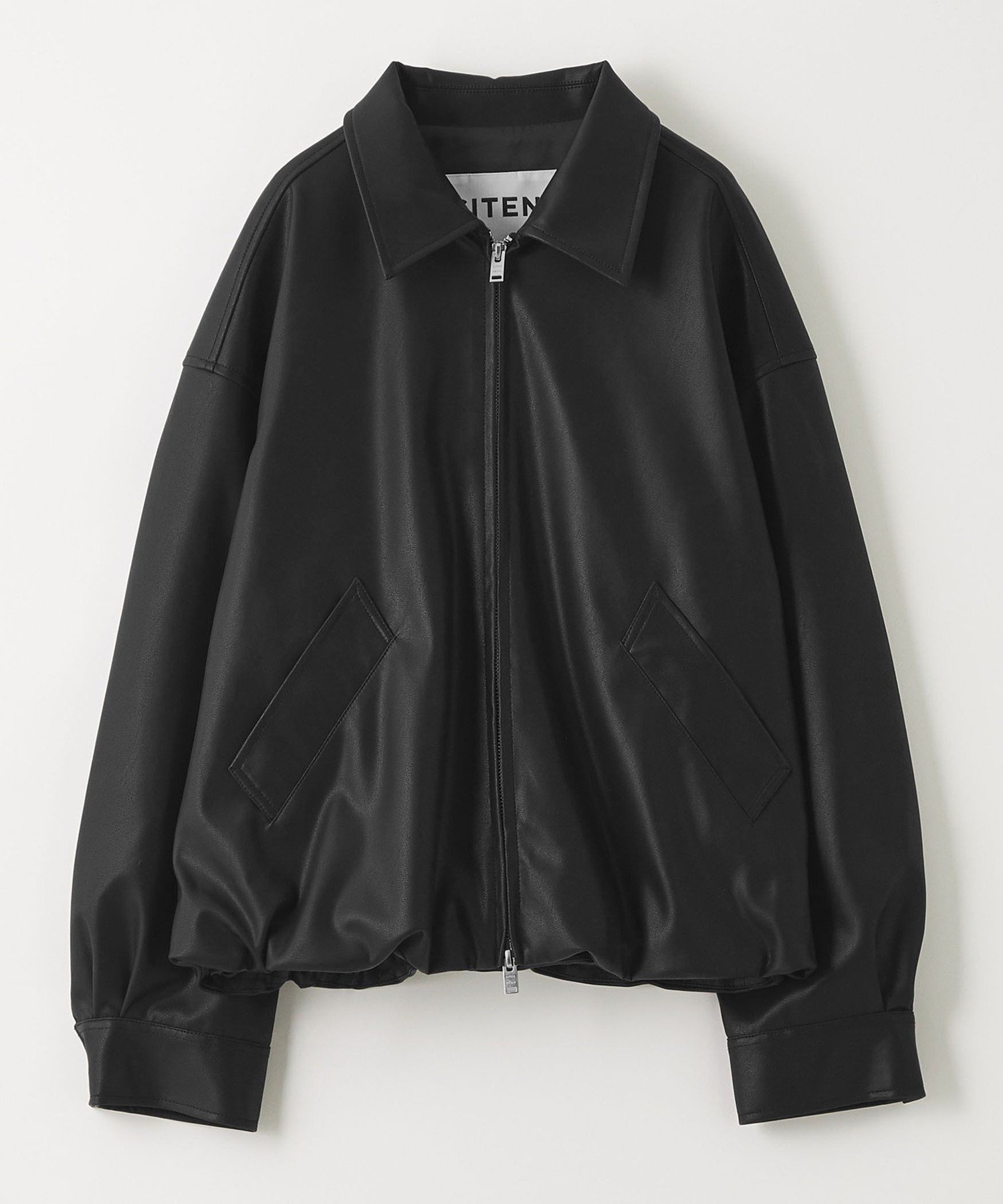 CITEN レザージャケット CITEN＞レザーライクブルゾン