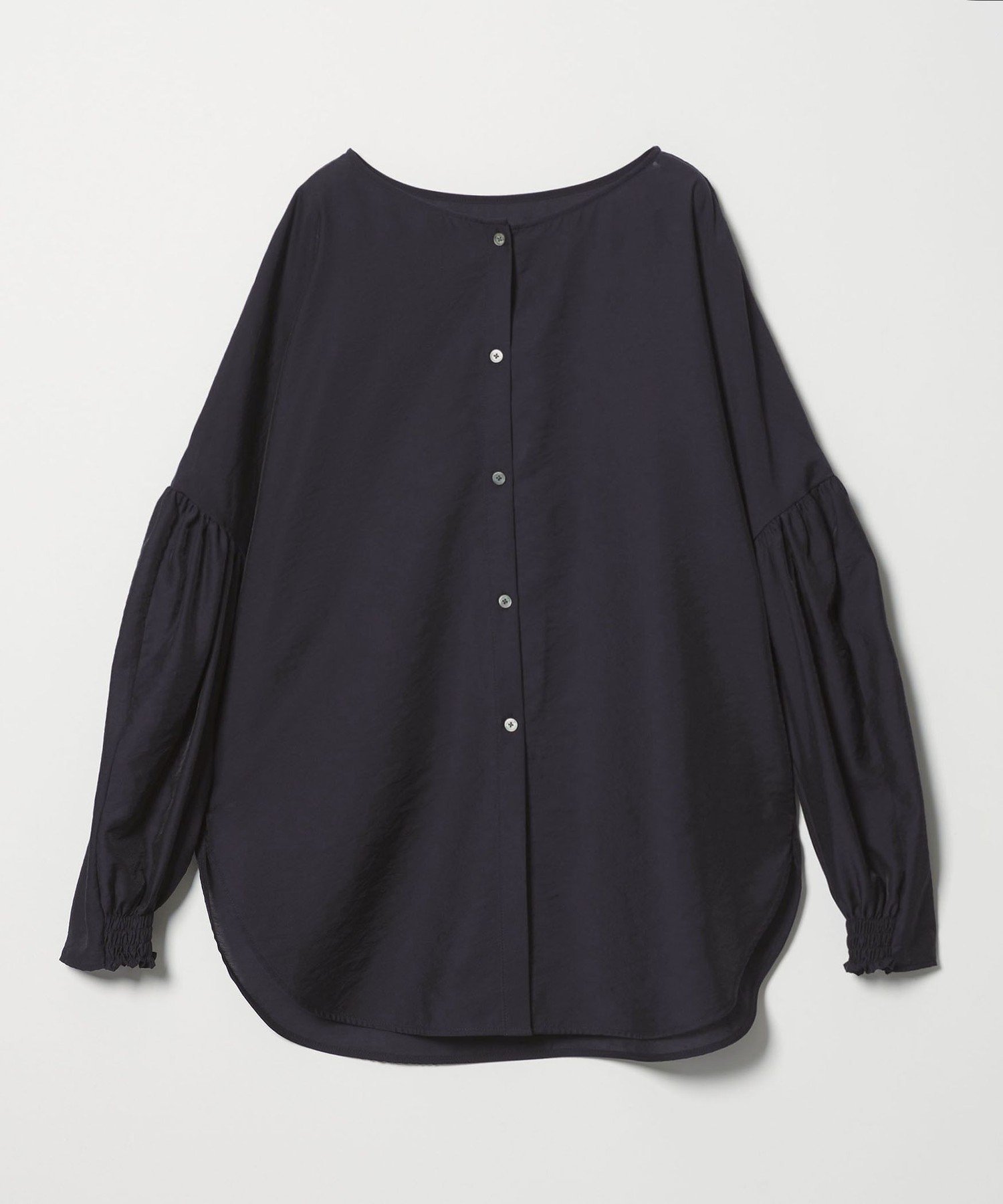 ユナイテッドアローズ ＜conte＞ ギャザースリーブ バンドカラーシャツ ユナイテッドアローズ ＜conte＞ ギャザースリーブ バンドカラーシャツ