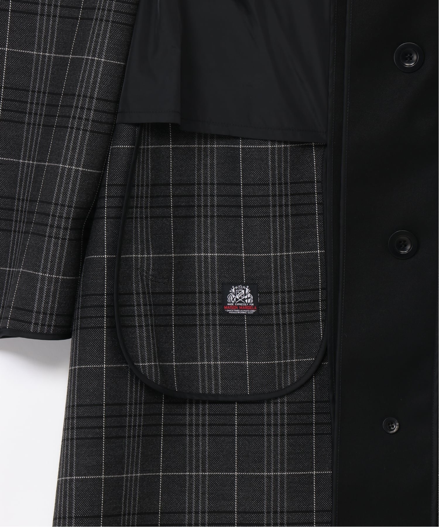 Maison Margiela(メゾンマルジェラ)｜リバーシブル チェックコート