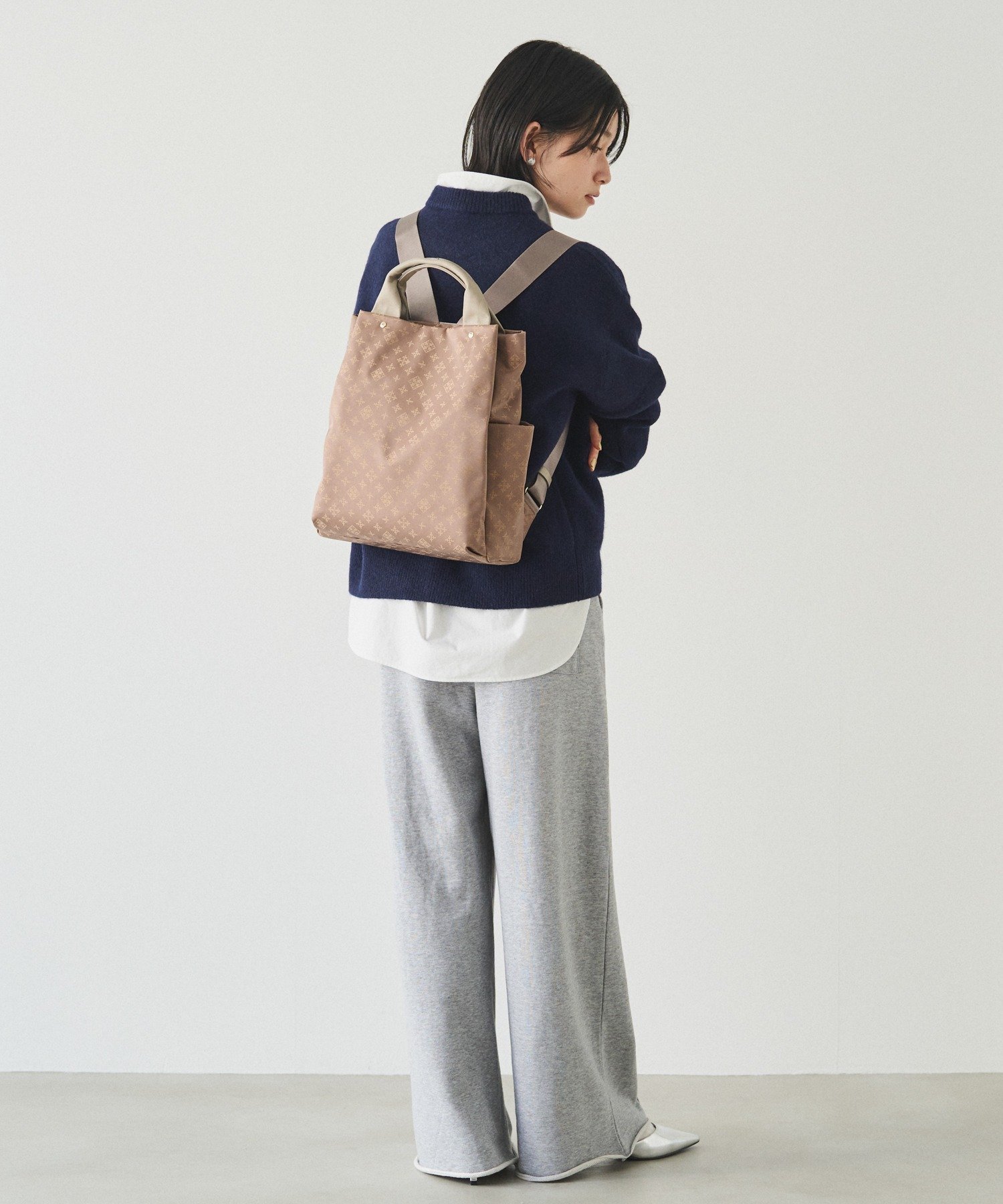 russet｜ナイロンジャガード2ハンドルリュックサック | Rakuten