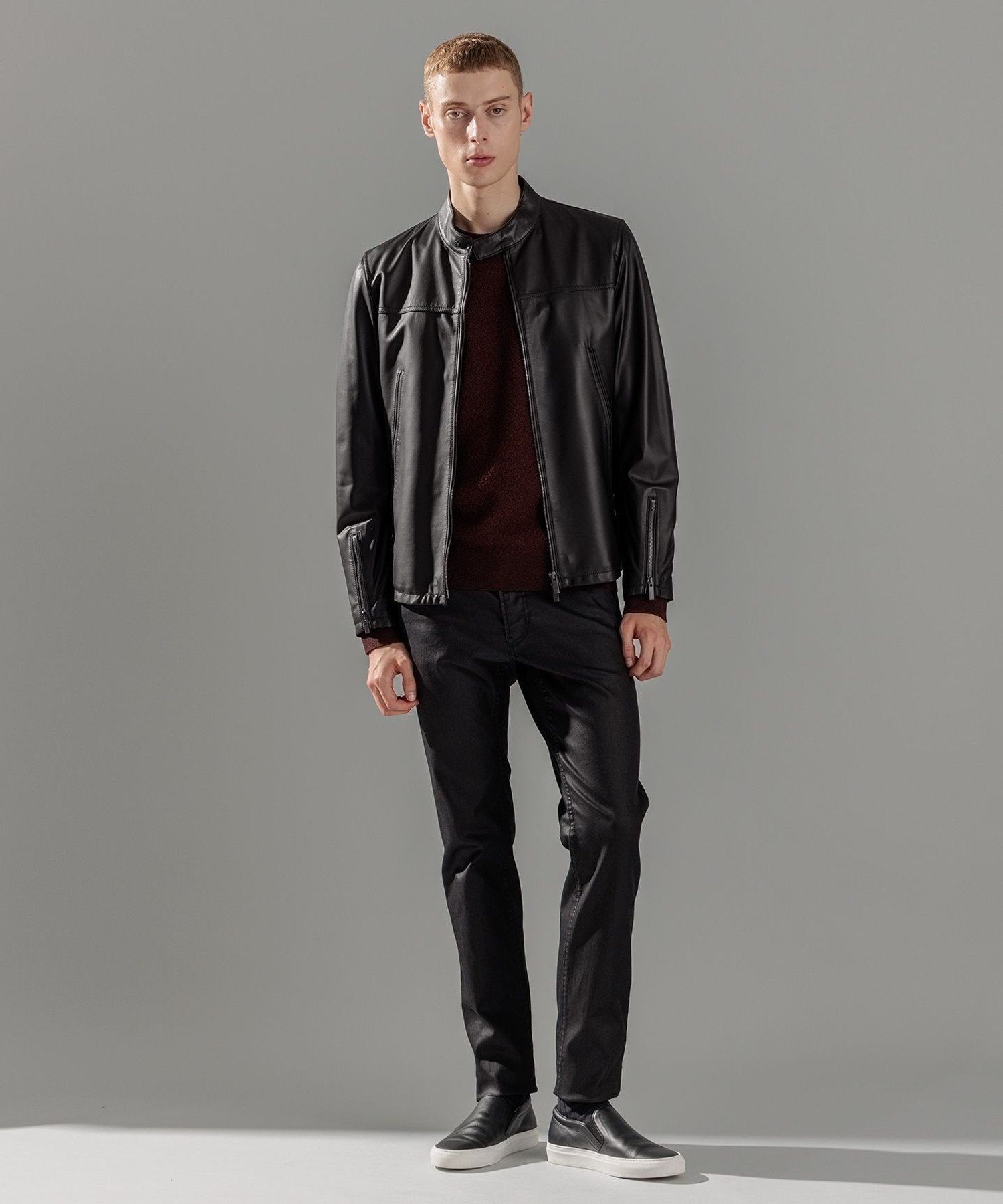 JOSEPH HOMME｜ライトラムナッパ レザー シングルライダース | Rakuten