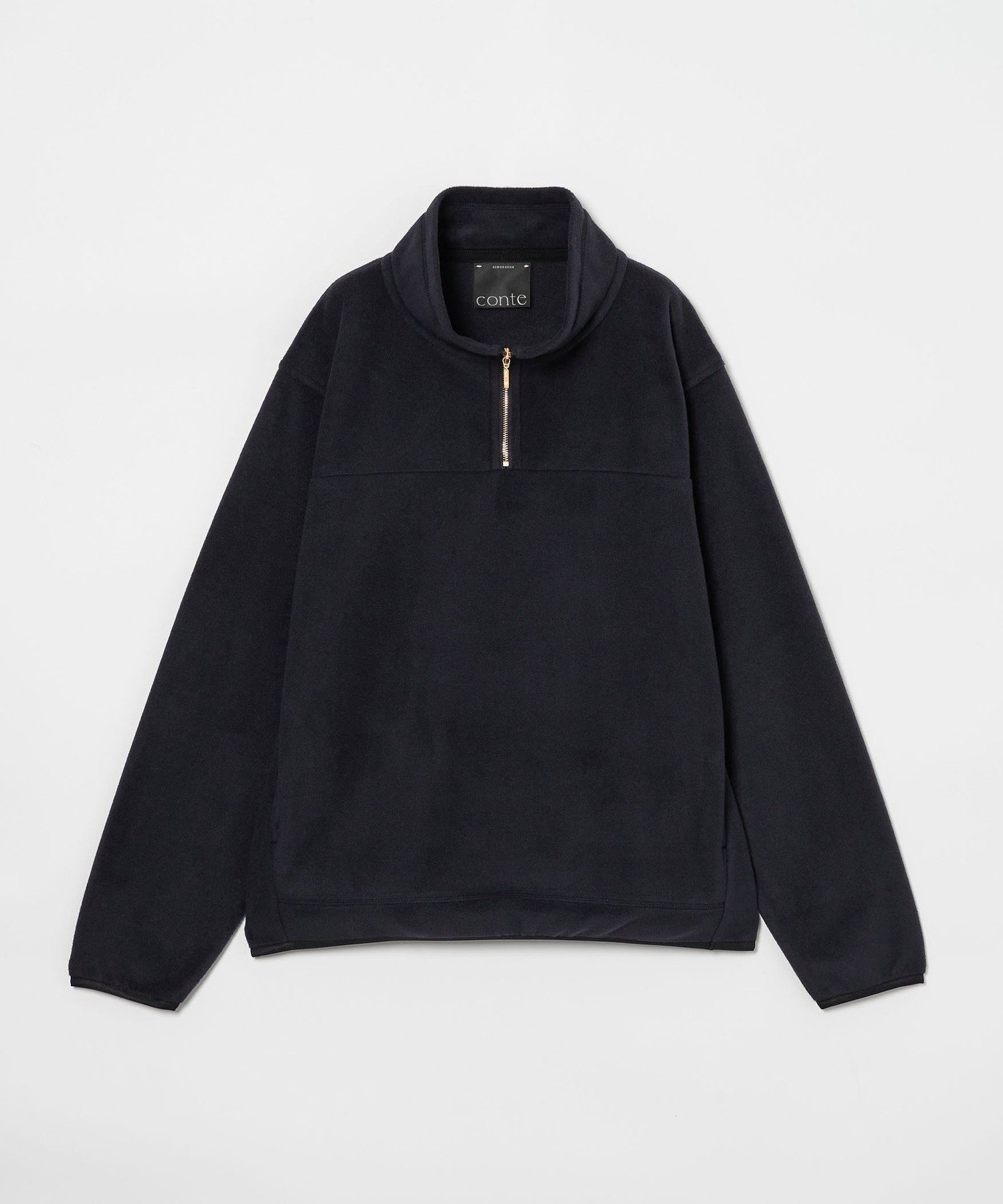 conte　コンテ　フリースジッププルオーバー UNITED ARROWS｜<conte>フリース ジップ プルオーバー | Rakuten