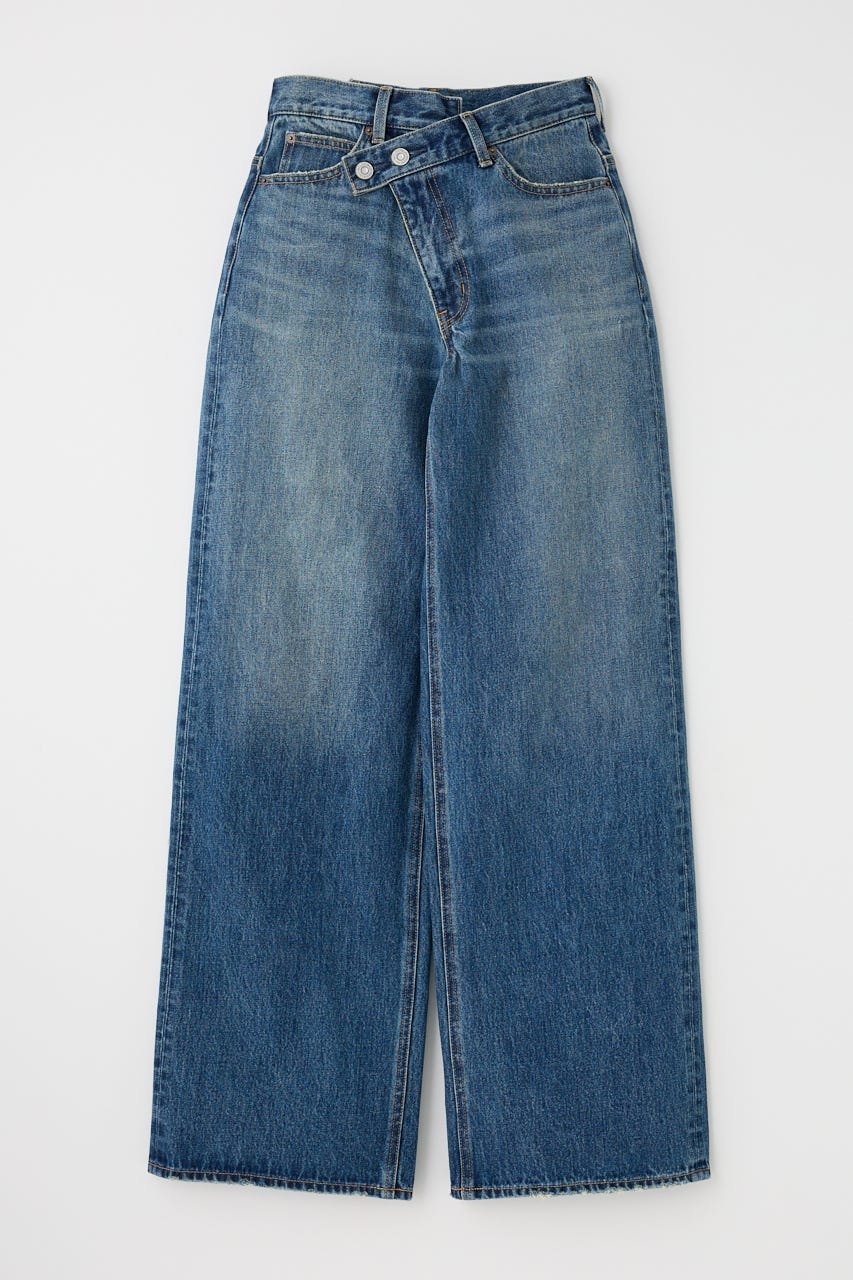 moussy｜CROSS WAIST WIDE STRAIGHT | Rakuten Fashion(楽天