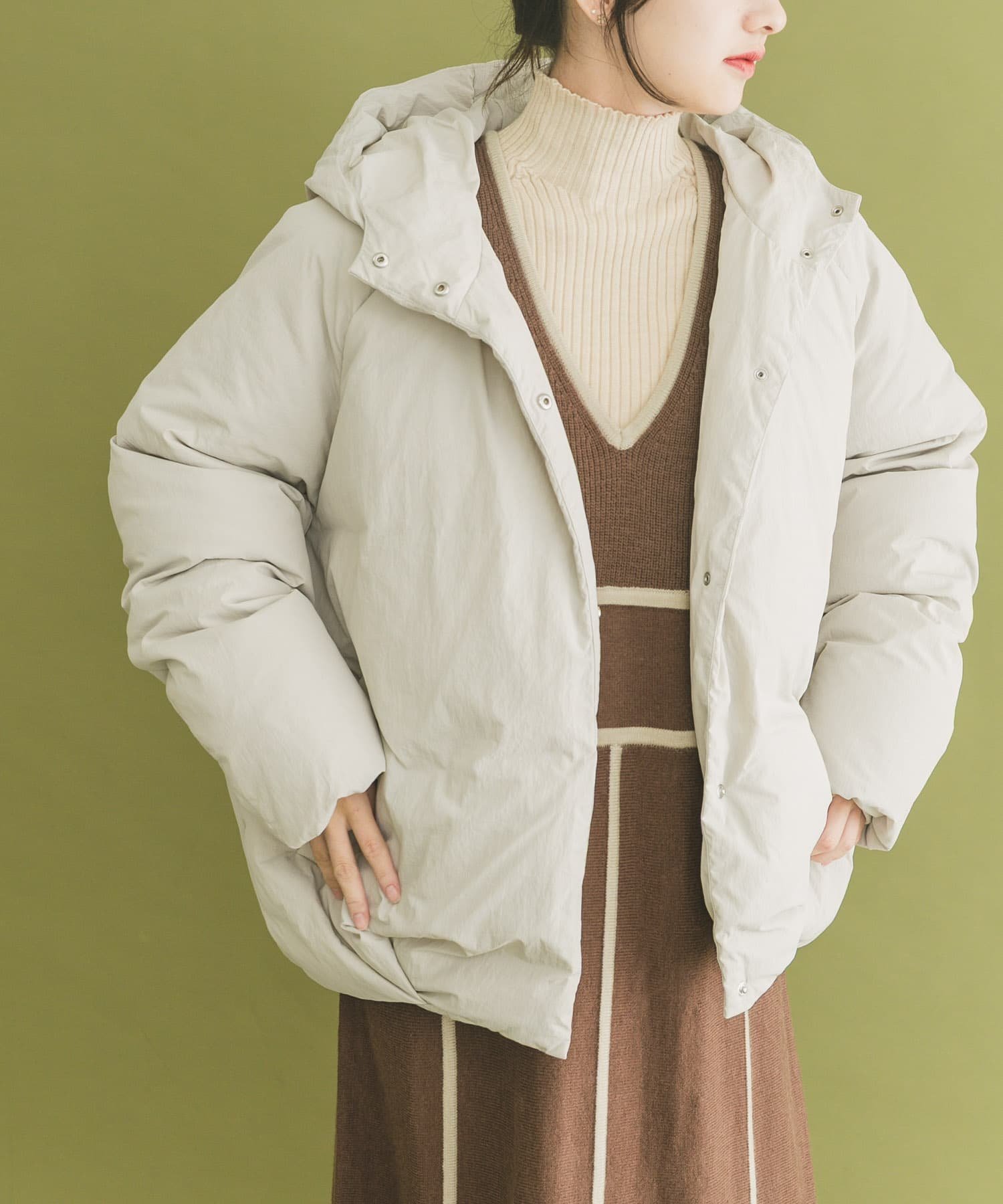 URBAN RESEARCH ITEMS｜GREENDOWNコクーンフードジャケット | Rakuten