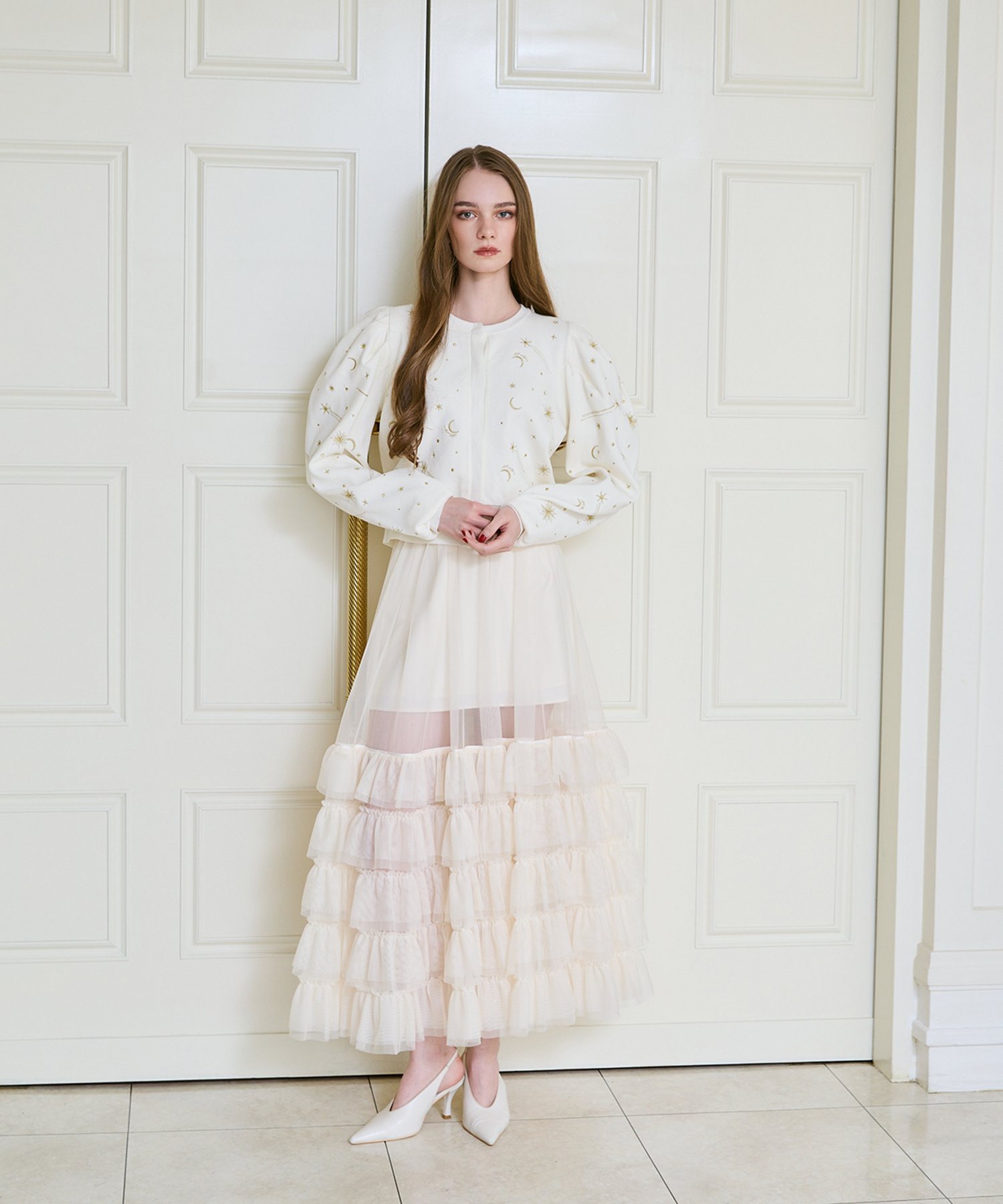 EIMY ISTOIRE｜チュールティアードレイヤードスカート | Rakuten