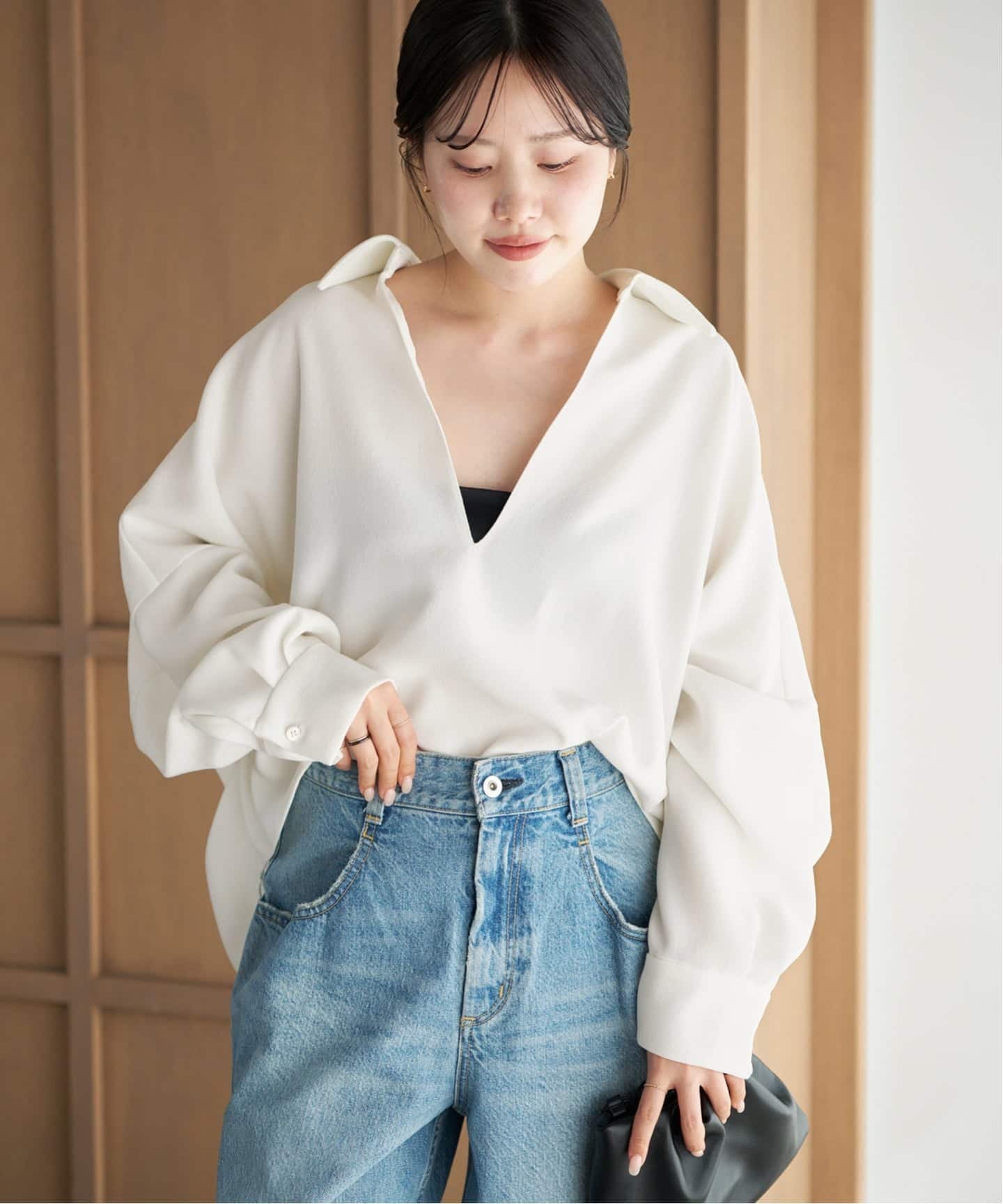 plage｜《追加予約》GEORGETTE SKIPPER ブラウス | Rakuten Fashion