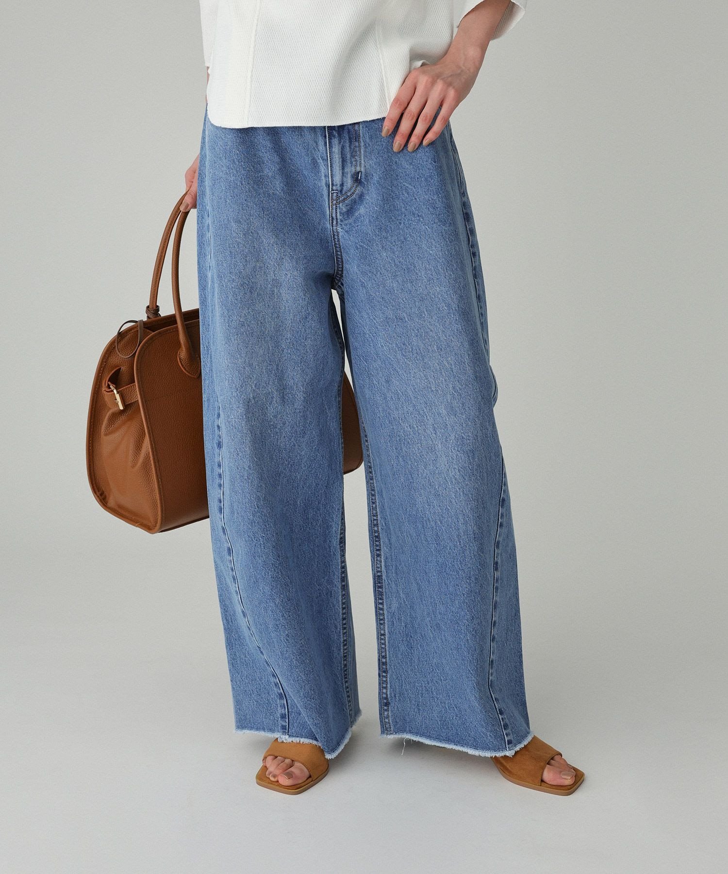 BABYLONE｜バレルレッグデニムパンツ | Rakuten Fashion(楽天